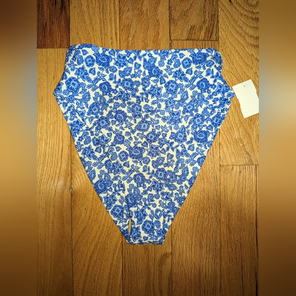 NWT CITRINE RUBY BIKINI BOTTOM IN BLUE BATIK - Picture 5 of 8